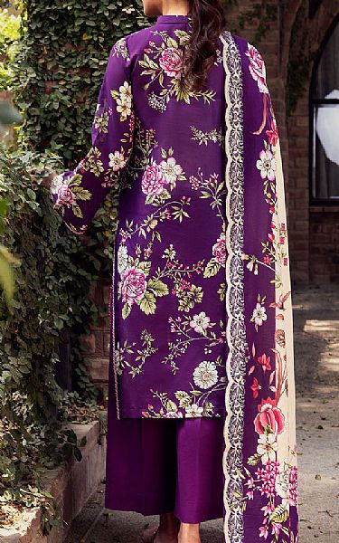 Motifz Purple Lawn Suit | Pakistani Lawn Dress in USA- Image 2
