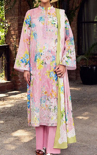 Motifz Pink Lawn Suit | Pakistani Lawn Dress in USA- Image 1