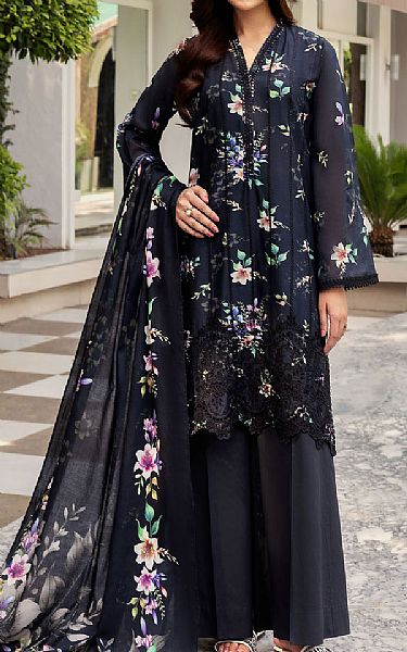 Motifz Black Lawn Suit | Pakistani Lawn Dress in USA- Image 1
