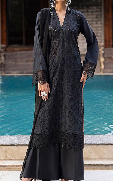 Motifz Black Lawn Suit | Pakistani Lawn Dress in USA- Image 1