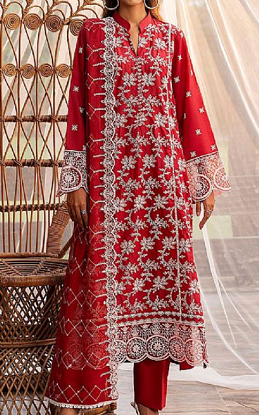 Motifz Scarlet Lawn Suit | Pakistani Lawn Dress in USA- Image 1