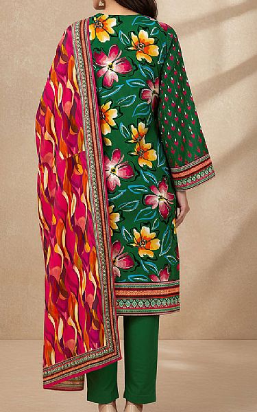 Motifz Green Khaddar Suit | Pakistani Winter Dresses in USA- Image 2