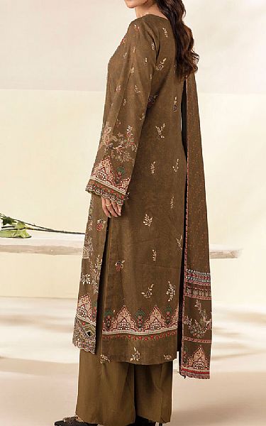 Motifz Olive Green Linen Suit | Pakistani Winter Dresses in USA- Image 2