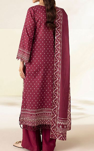 Motifz Solid Pink Linen Suit | Pakistani Winter Dresses in USA- Image 2