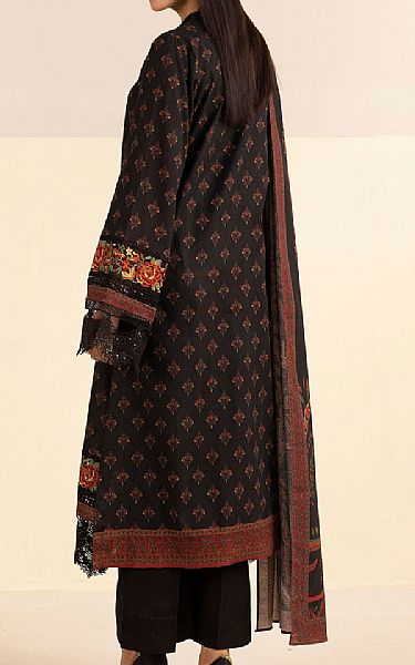 Motifz Black Linen Suit | Pakistani Winter Dresses in USA- Image 2