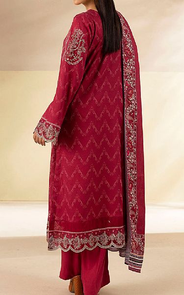Motifz Pink Linen Suit | Pakistani Winter Dresses in USA- Image 2