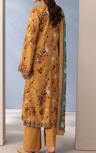 Motifz Sand Gold Khaddar Suit | Pakistani Winter Dresses in USA- Image 2