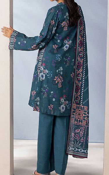 Motifz Cadet Grey Khaddar Suit | Pakistani Winter Dresses in USA- Image 2