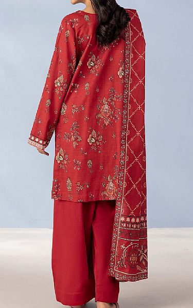Motifz Scarlet Khaddar Suit | Pakistani Winter Dresses in USA- Image 2