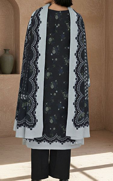 Motifz Navy Blue Khaddar Suit | Pakistani Winter Dresses in USA- Image 2