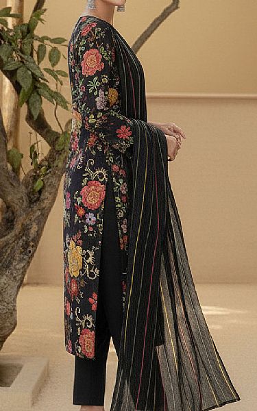 Motifz Black Khaddar Suit | Pakistani Winter Dresses in USA- Image 2