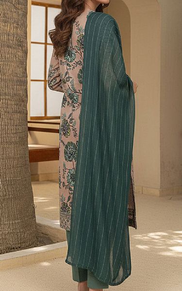 Motifz Teal/Pink Khaddar Suit | Pakistani Winter Dresses in USA- Image 2