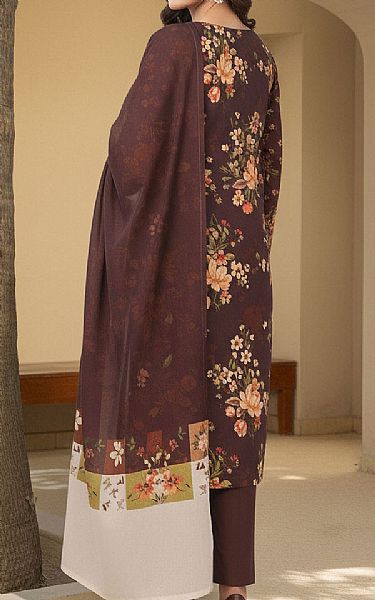 Motifz Brown Khaddar Suit | Pakistani Winter Dresses in USA- Image 2