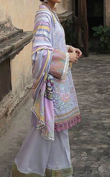Motifz Lilac Cotton Satin Suit | Pakistani Dresses in USA- Image 2
