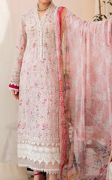 Motifz Light Pink Lawn Suit | Pakistani Lawn Suits- Image 1