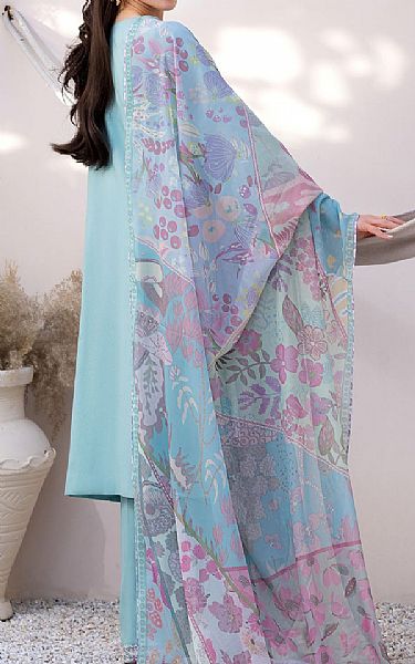 Motifz Moonstone Blue Lawn Suit | Pakistani Lawn Dress in USA- Image 2