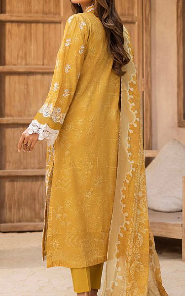 Motifz Mustard Lawn Suit | Pakistani Lawn Dress in USA- Image 2