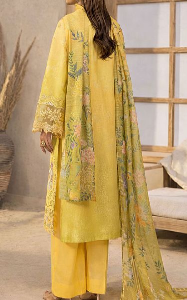 Motifz Yellow Lawn Suit | Pakistani Lawn Dress in USA- Image 2