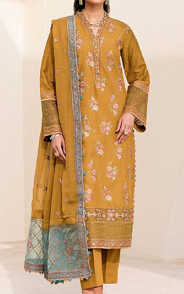 Motifz Rust Cambric Suit | Pakistani Winter Dresses- Image 1