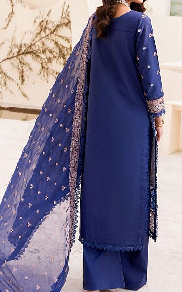 Motifz Navy Blue Cambric Suit | Pakistani Winter Dresses in USA- Image 2