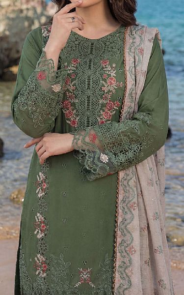 Motifz Green Lawn Suit | Pakistani Lawn Dress in USA- Image 2