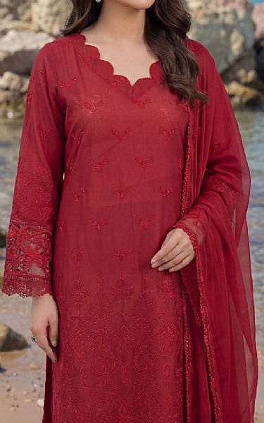 Motifz Maroon Lawn Suit | Pakistani Lawn Dress in USA- Image 2