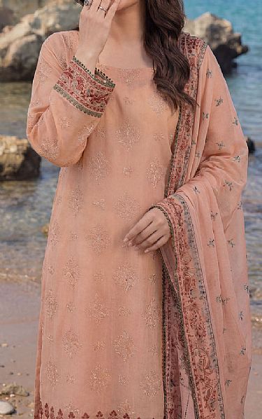 Motifz Peach Lawn Suit | Pakistani Lawn Dress in USA- Image 2