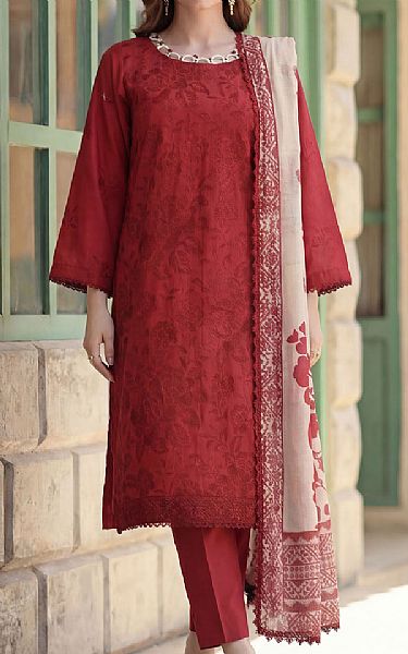 Motifz Scarlet Lawn Suit | Pakistani Lawn Dress in USA- Image 1