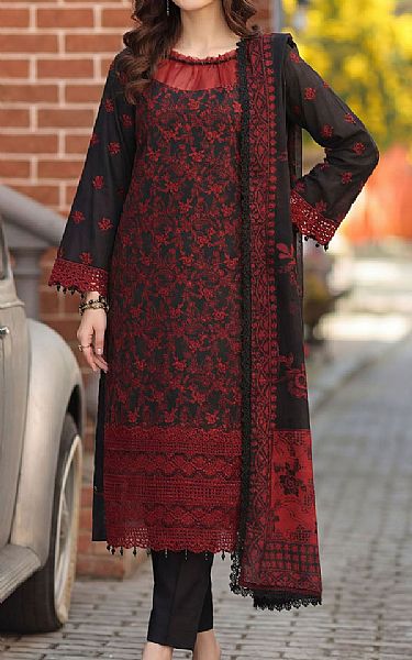 Motifz Black Lawn Suit | Pakistani Lawn Dress in USA- Image 1