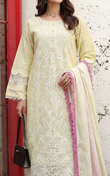 Motifz Lime Lawn Suit | Pakistani Lawn Dress in USA- Image 2