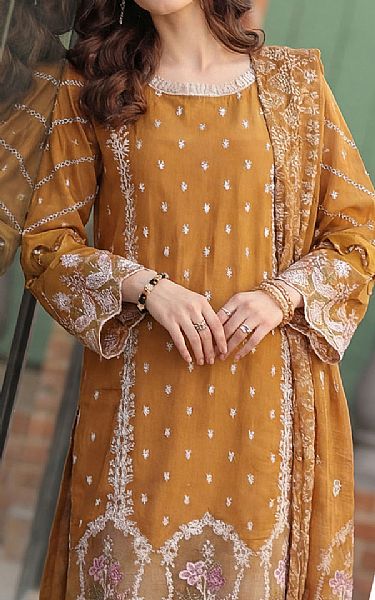 Motifz Bronze Lawn Suit | Pakistani Lawn Dress in USA- Image 2