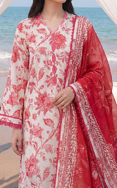 Motifz White/Red Lawn Suit | Pakistani Lawn Dress in USA- Image 2