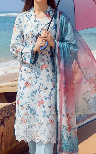 Motifz Light Blue Lawn Suit | Pakistani Lawn Dress in USA- Image 2