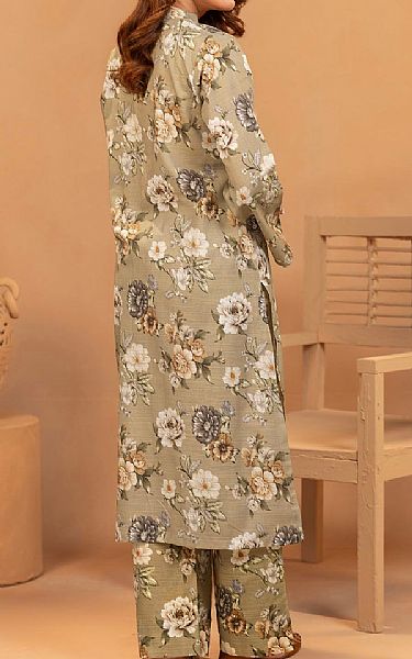 Motifz Thistle Green Khaddar Suit (2 pcs) | Pakistani Winter Dresses in USA- Image 2