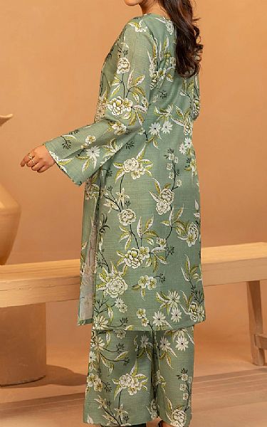Motifz Sage Green Khaddar Suit (2 pcs) | Pakistani Winter Dresses in USA- Image 2