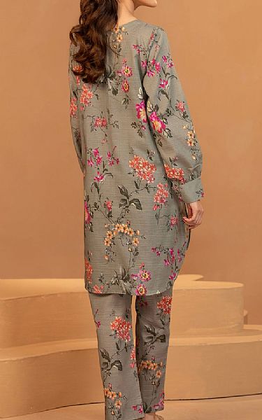 Motifz Warm Grey Khaddar Suit (2 pcs) | Pakistani Winter Dresses in USA- Image 2