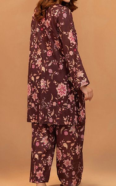 Motifz Brown Khaddar Suit (2 pcs) | Pakistani Winter Dresses in USA- Image 2