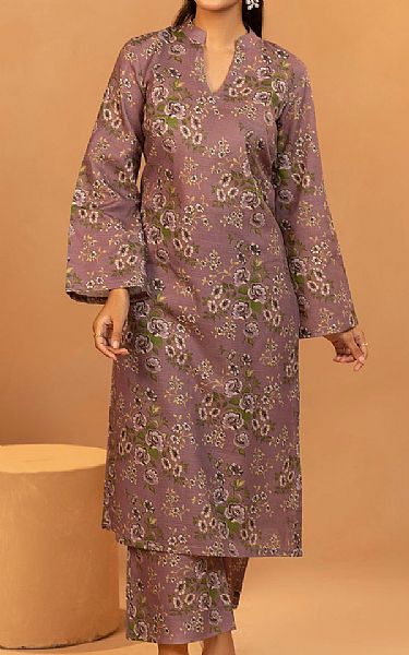 Motifz Dusky Rose Khaddar Suit (2 pcs) | Pakistani Winter Dresses in USA- Image 1