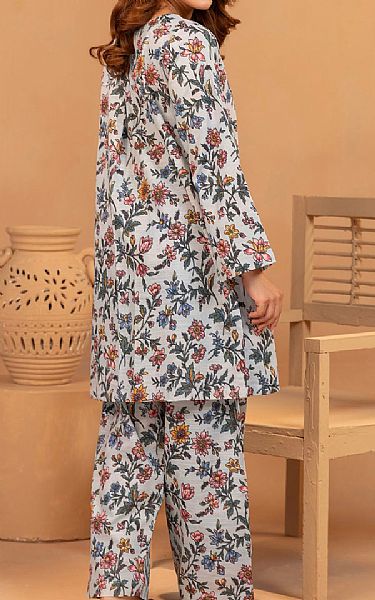 Motifz Light Grey Khaddar Suit (2 pcs) | Pakistani Winter Dresses in USA- Image 2
