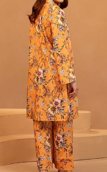 Motifz Pastel Orange Khaddar Suit (2 pcs) | Pakistani Winter Dresses in USA- Image 2