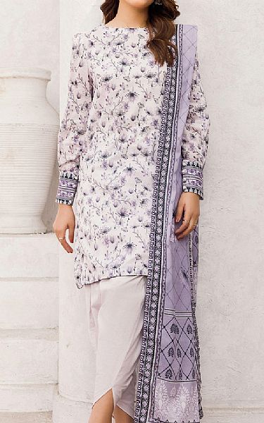 Motifz Lavender Lawn Suit | Pakistani Lawn Suits- Image 1