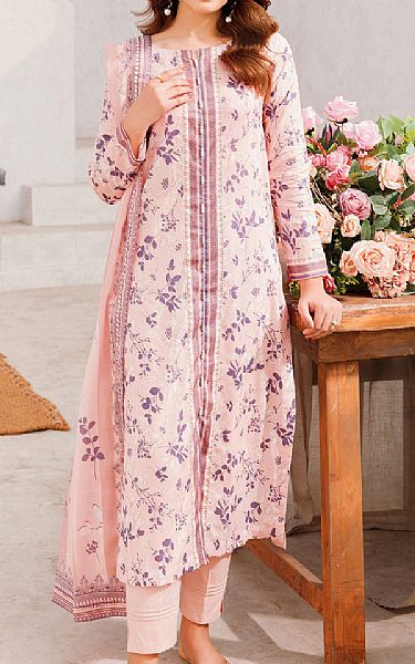 Motifz Tea Pink Lawn Suit | Pakistani Lawn Suits- Image 1