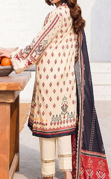 Motifz Ivory Lawn Suit | Pakistani Lawn Dress in USA- Image 2
