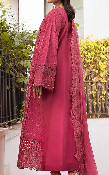 Motifz Dark Pink Lawn Suit | Pakistani Lawn Dress in USA- Image 2
