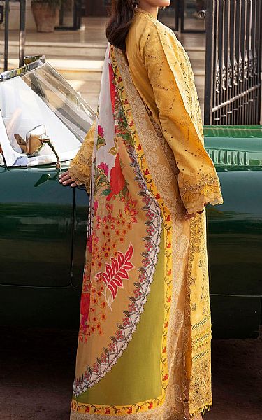 Motifz Sand Gold Lawn Suit | Pakistani Lawn Dress in USA- Image 2