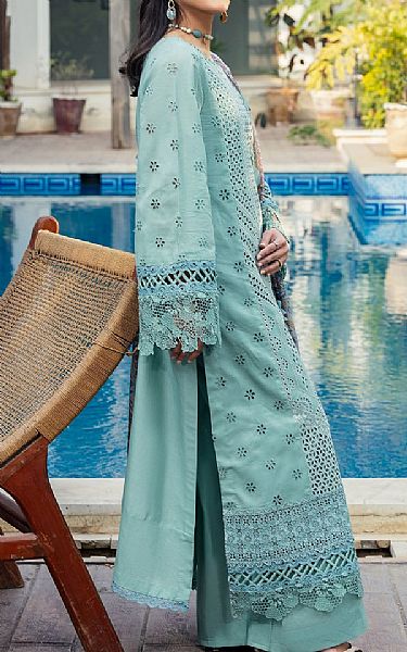 Motifz Pale Aqua Lawn Suit | Pakistani Lawn Dress in USA- Image 2