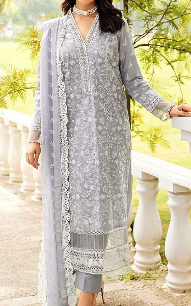 Motifz Grey Lawn Suit | Pakistani Lawn Dress in USA- Image 1