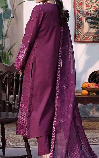 Motifz Plum Lawn Suit | Pakistani Lawn Dress in USA- Image 2