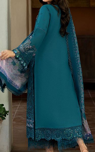 Motifz Teal Lawn Suit | Pakistani Lawn Dress in USA- Image 2