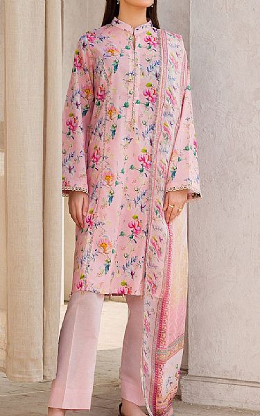 Motifz Pink Lawn Suit | Pakistani Lawn Suits- Image 1